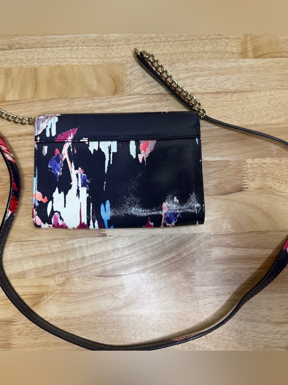 kate spade Laurel Way Blurry Floral Print Storybook Lining Crossbody Bag 2015 - Picture 3 of 13